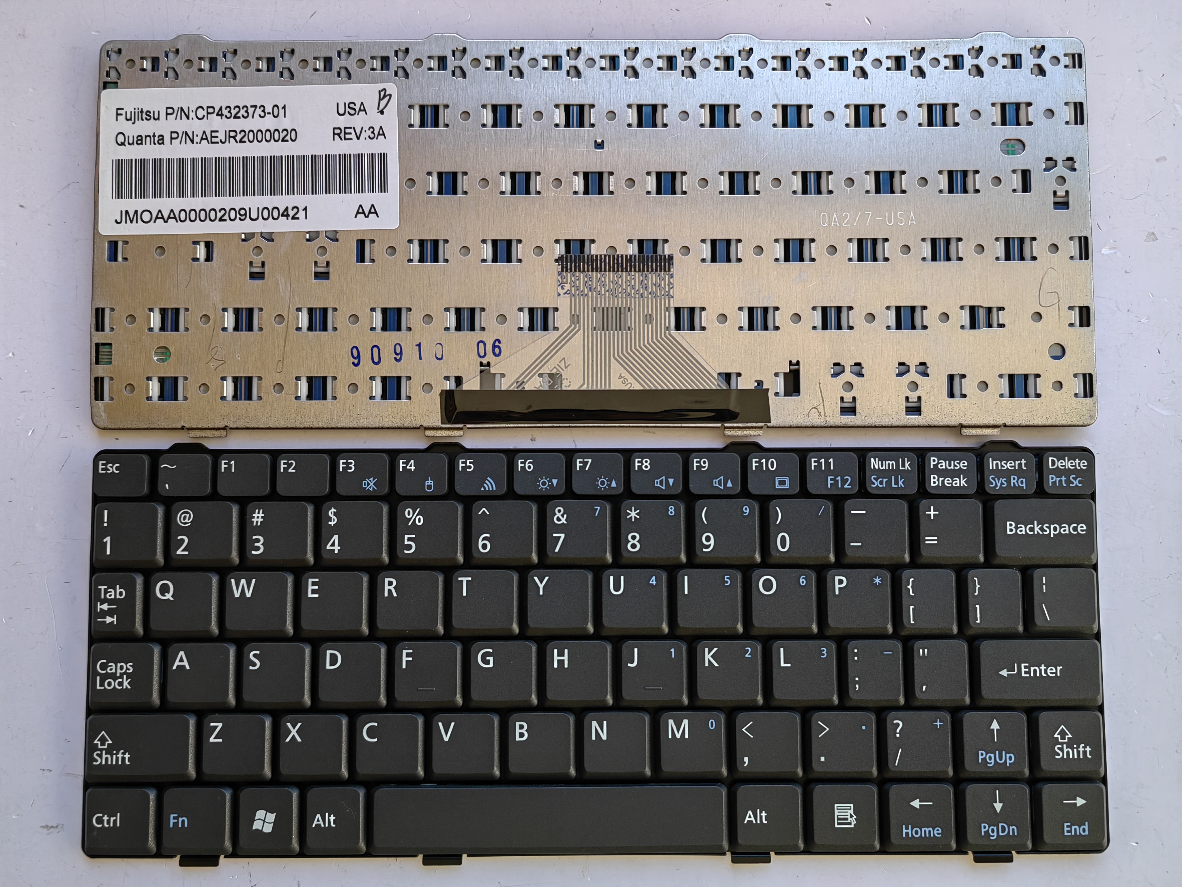 Picture of New Replacement Laptop Keyboard For FJU M2010 BLACK US Layout
